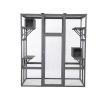 Extra Large Cat Cage - Gray