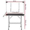 46in Professional Dog Pet Grooming Table Large Adjustable Heavy Duty Portable w/Arm & Noose & Mesh Tray