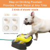 Dog Sprinkler Outdoor Canine Water Fountain Easy Paw Activated 2 Aqua Outlet Modes Hose Dispenser for Big and Small Dogs